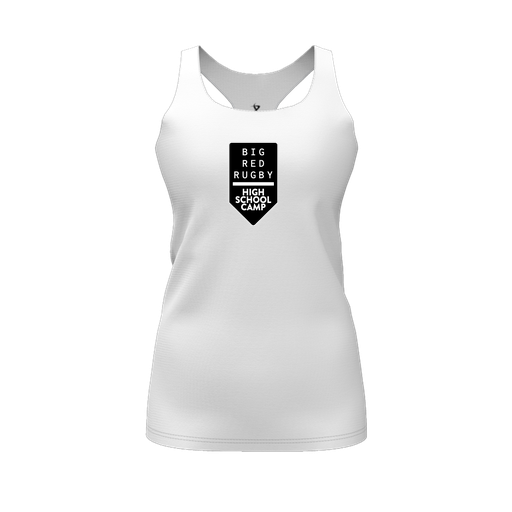 [FT0TRBWH-FYS-LOGO2] Decker Racerback Tank Top (Female Youth S, White, Logo 2)