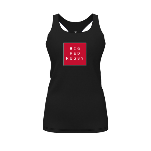 [FT0TRBBK-FYS-LOGO1] Decker Racerback Tank Top (Female Youth S, Black, Logo 1)