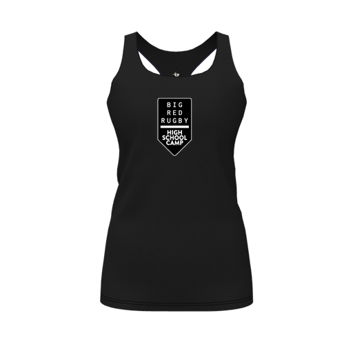 [FT0TRBBK-FYS-LOGO2] Decker Racerback Tank Top (Female Youth S, Black, Logo 2)