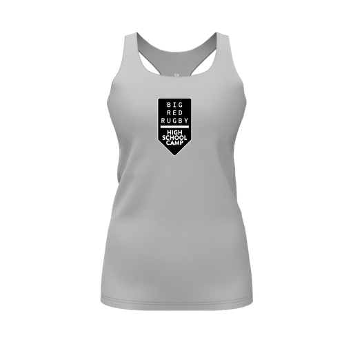 [CUS-DFW-RCBK-PER-GRY-FYS-LOGO2] Racerback Tank Top (Female Youth S, Gray, Logo 2)