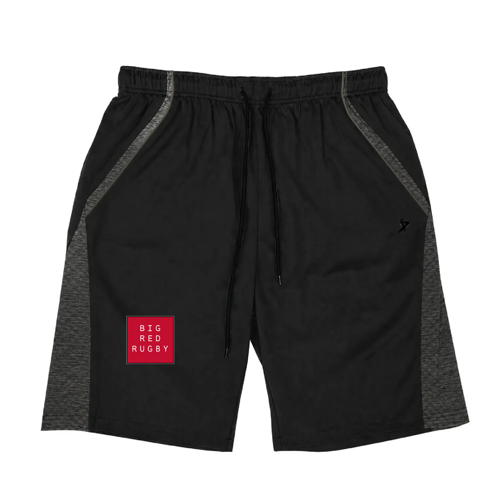 [DEC-ANGLE-SHORT-YXXS-BLK-LOGO1] Decker Shorts (Angle Shorts) (Black, Youth XXS, Logo 1)