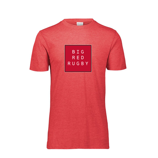 [FTSCUBRD-YS-LOGO1] Decker Youth Tri-Blend T-Shirt - Short Sleeve (Youth S, Red, Logo 1)