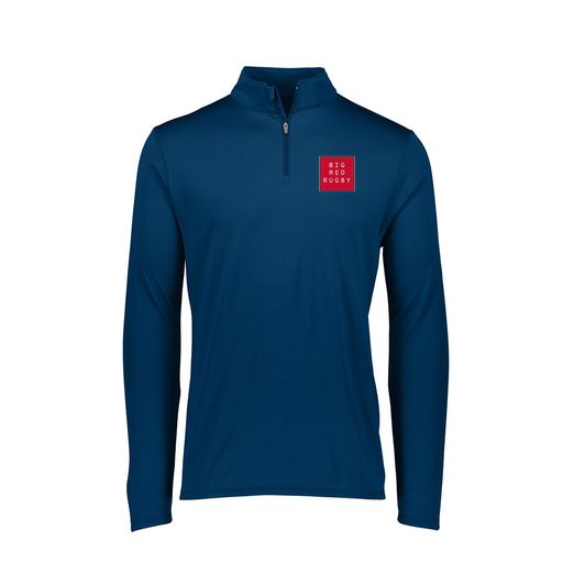 [FTLQFLNV-FAXS-LOGO1] Decker Women's Flex-Lite 1/4 Zip Shirt (Female Adult XS, Navy, Logo 1)