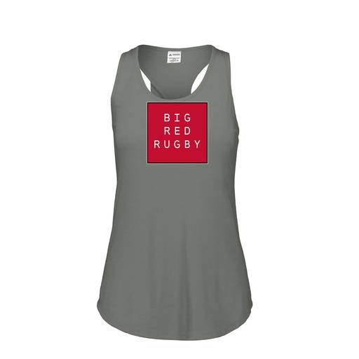 [FT0TUBGY-FAS-LOGO1] Ladies Tri Blend Tank Top (Female Adult S, Gray, Logo 1)
