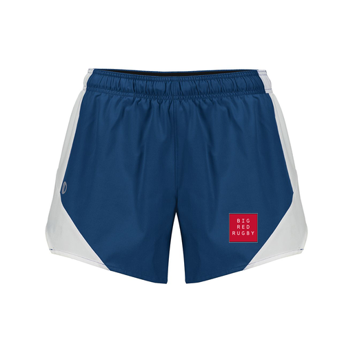 [229489.H03.S-LOGO1] Girls Olympus Shorts (Female Youth S, Navy, Logo 1)