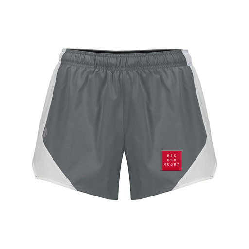 [229489.R04.S-LOGO1] Girls Olympus Shorts (Female Youth S, Gray, Logo 1)