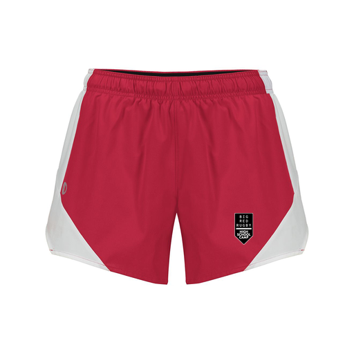 [229489.H01.S-LOGO2] Girls Olympus Shorts (Female Youth S, Red, Logo 2)