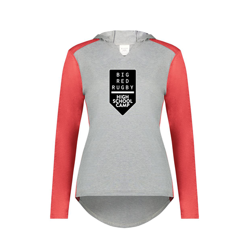 [6902.27V.XS-LOGO2] Ladies Vintage Hoodie (Female Adult XS, Red, Logo 2)