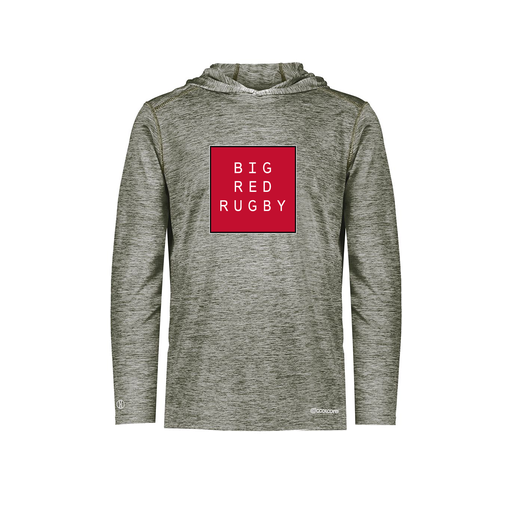 [FOLHCGGY-AS-LOGO1] Decker Men's Charge Hoodie (Adult S, Gray, Logo 1)