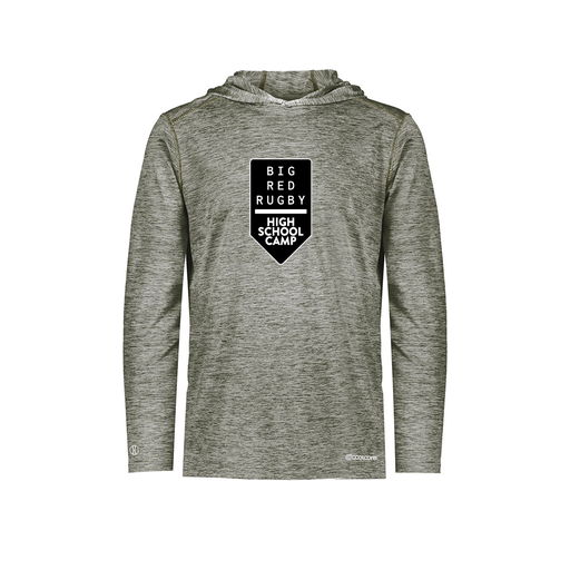 [FOLHCGGY-AS-LOGO2] Decker Men's Charge Hoodie (Adult S, Gray, Logo 2)