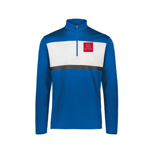 [222691.280.S-LOGO1] Youth Bold 1/4 Zip Pullover (Youth S, Royal, Logo 1)