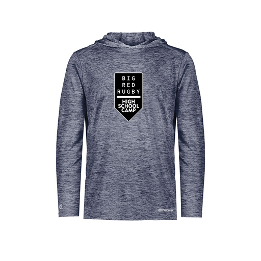 [FOLHCGNV-YS-LOGO2] Decker Youth Charge Hoodie (Youth S, Navy, Logo 2)