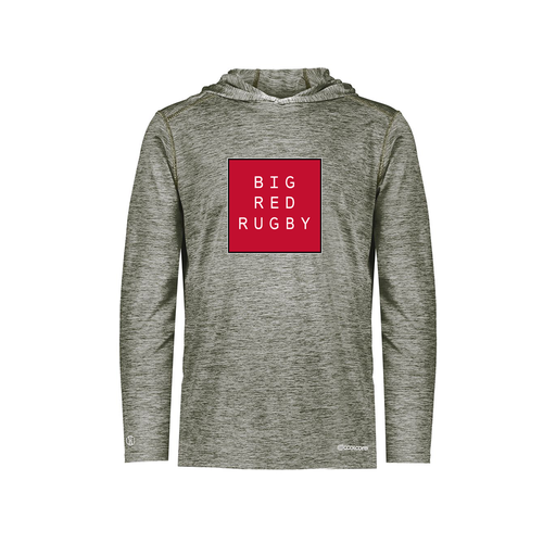 [FOLHCGGY-YS-LOGO1] Decker Youth Charge Hoodie (Youth S, Gray, Logo 1)