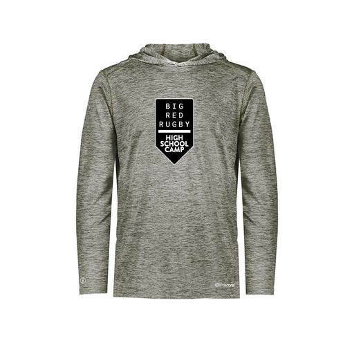 [FOLHCGGY-YS-LOGO2] Decker Youth Charge Hoodie (Youth S, Gray, Logo 2)