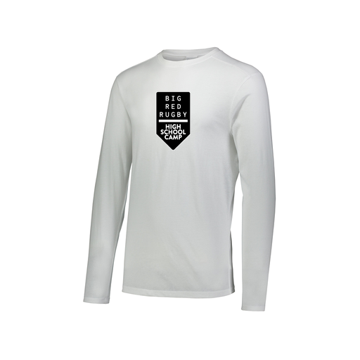 [FTLCUBWH-AXS-LOGO2] Decker Men's Tri-Blend T-Shirt - Long Sleeve (Adult XS, White, Logo 2)