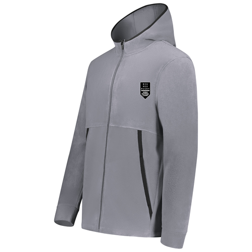 [6859.059.XS-LOGO2] Youth Chill Full Zip Fleece (Youth XS, Gray, Logo 2)