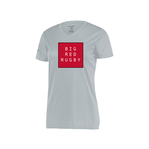 [222820.099.S-LOGO1] Ladies Movement Dri Fit Shirt (Female Adult S, Silver, Logo 1)