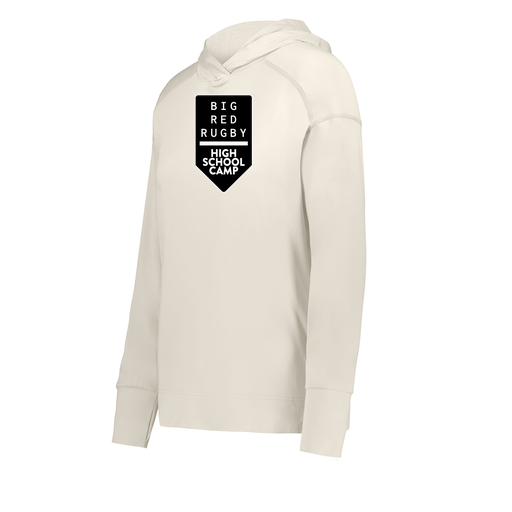 [222798-WHT-FAXS-LOGO2] Ladies Ventura Thin Knit Hoodie (Female Adult XS, White, Logo 2)